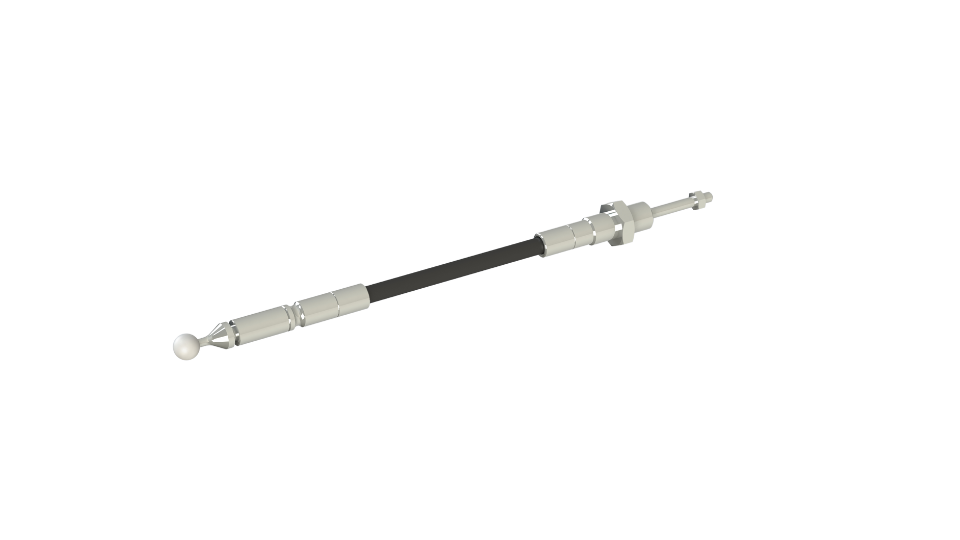 IB-431216 Push-pull cable for joystick light duty with spheric connection